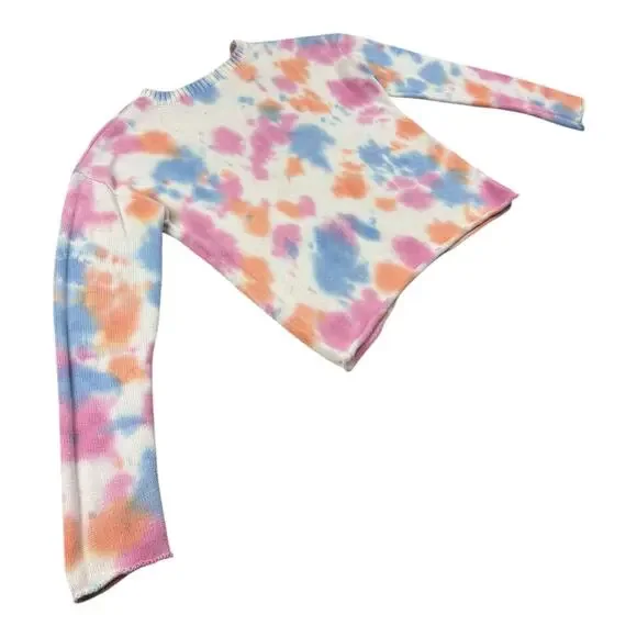 Design History Tie-Dye Sweater - Girls' Size MediumPink/Blue/ Orange Pastel - Picture 11 of 11